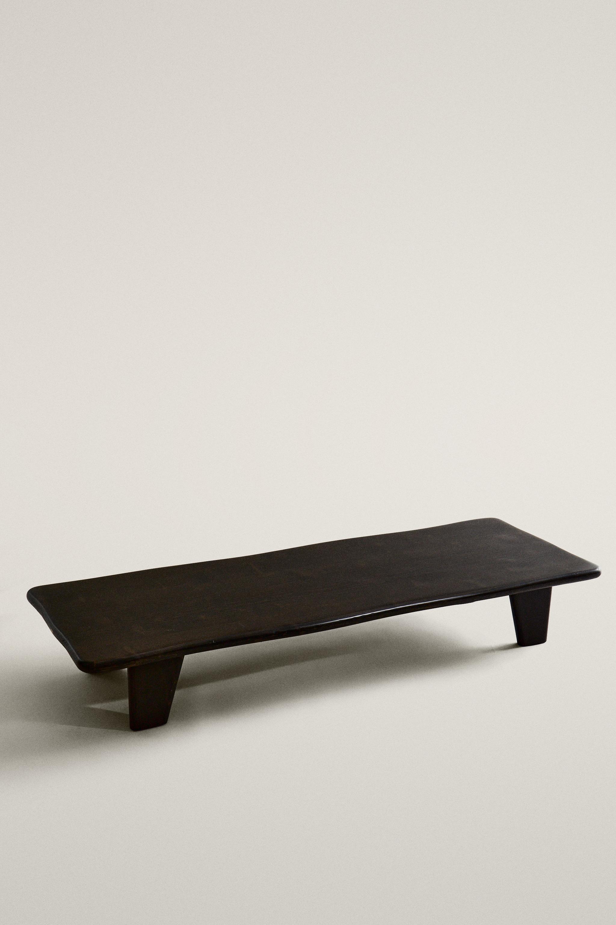 FIR WOOD COFFEE TABLE - Black | ZARA United States