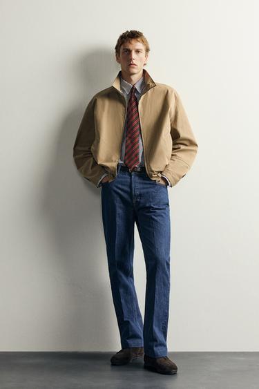 AARON LEVINE X ZARA CHECK JACKET - camel by Zara