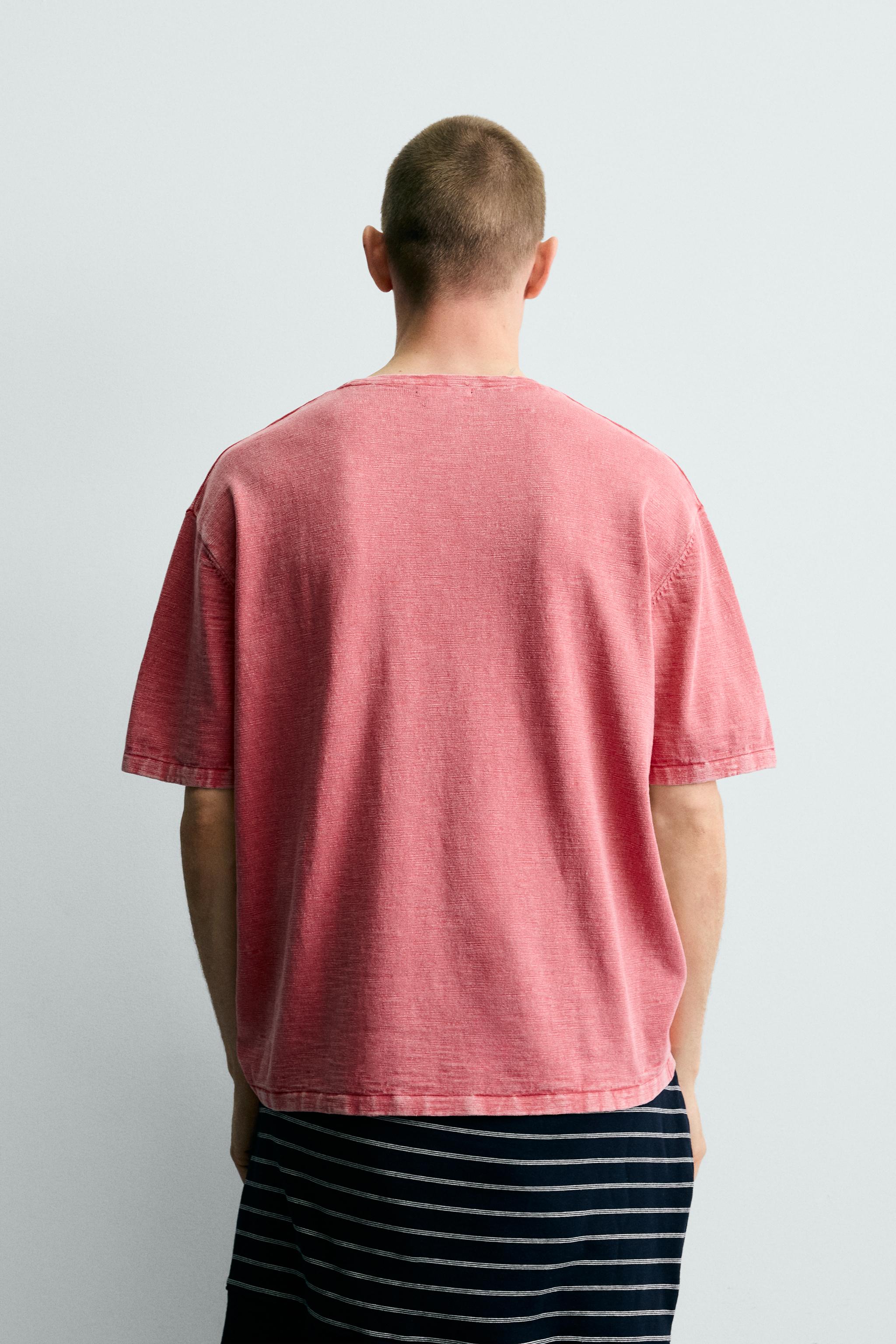 FLAMÉ TEXTURED KNIT T-SHIRT