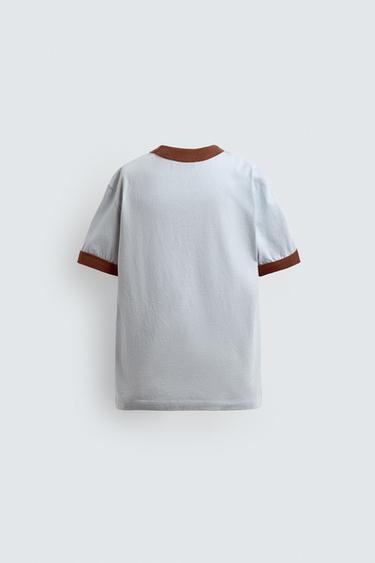 7-14 ANS/ T-SHIRT MICKEY MOUSE HARRY LAMBERT FOR ZARA X DISNEY - Bleu clair de Zara - Image 1