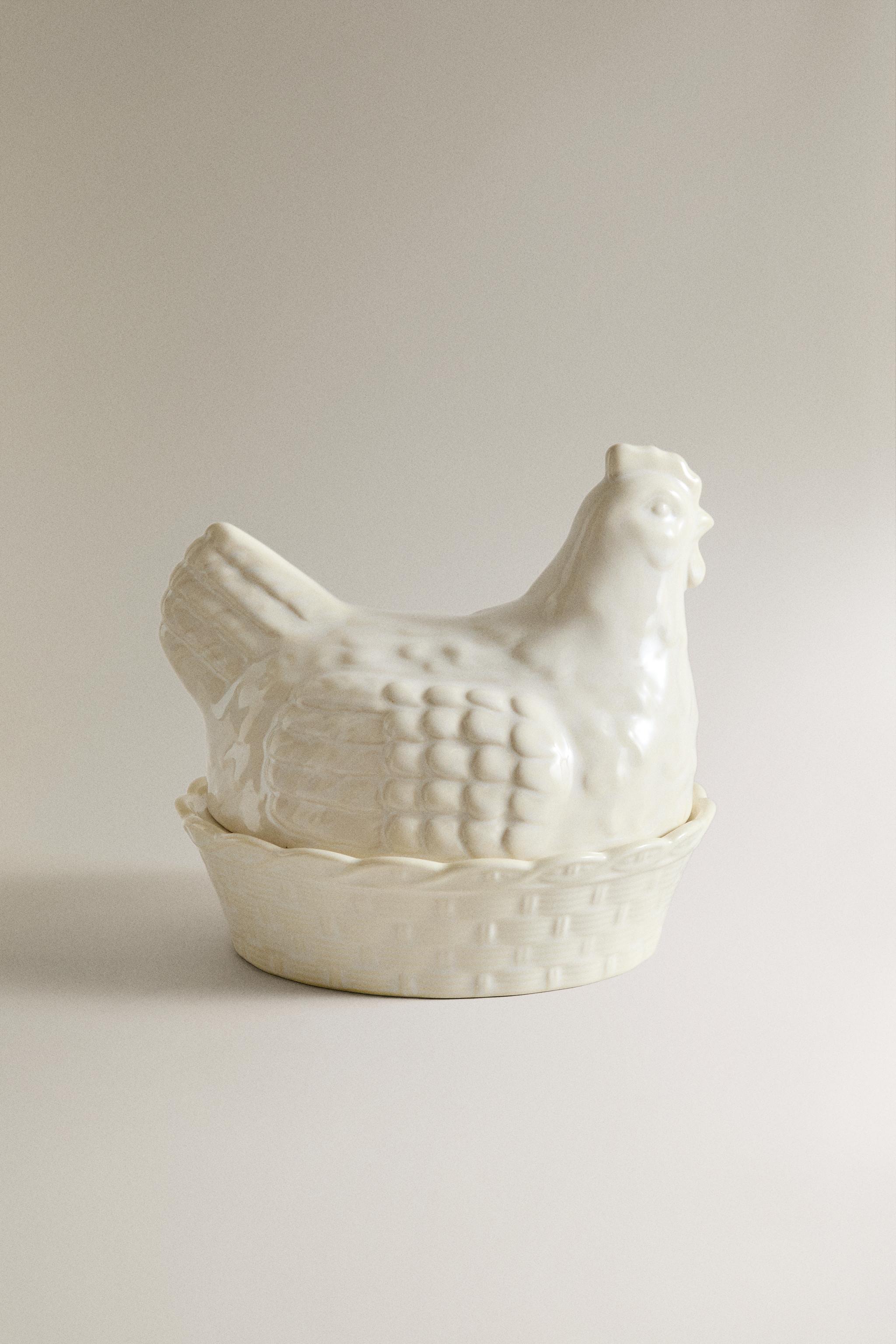 POT CÉRAMIQUE POULE