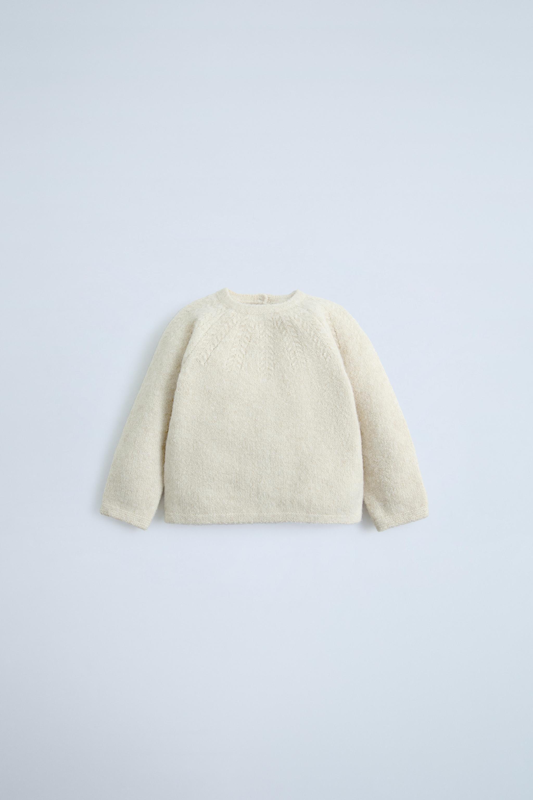 Puff sleeve sweater zara hotsell