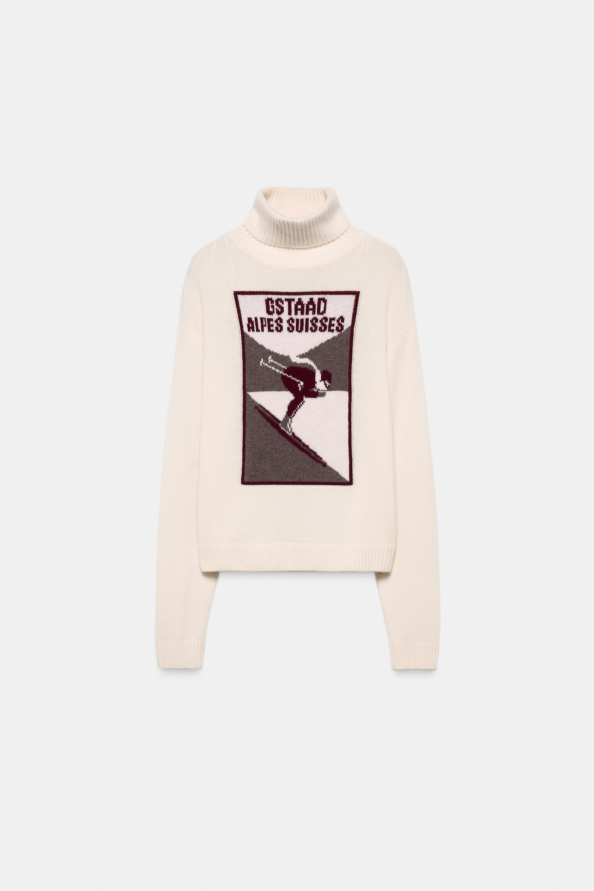 SUÉTER DE LÃ E CAXEMIRA SKI COLLECTION - Cru | ZARA Brasil