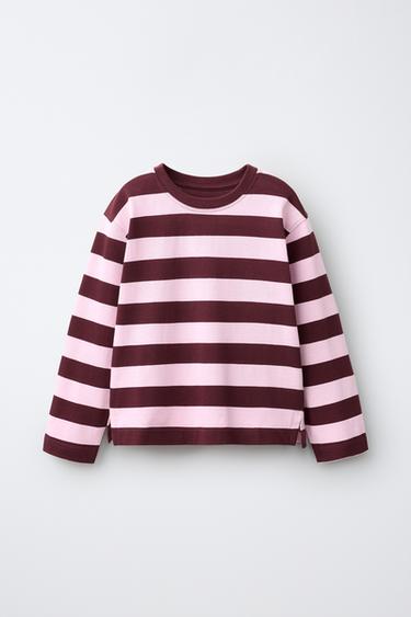 STRIPED T-SHIRT - Pink by Zara