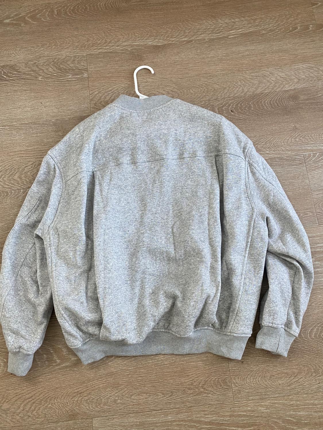 ZIPPERED PLUSH BOMBER JACKET - Image 5
