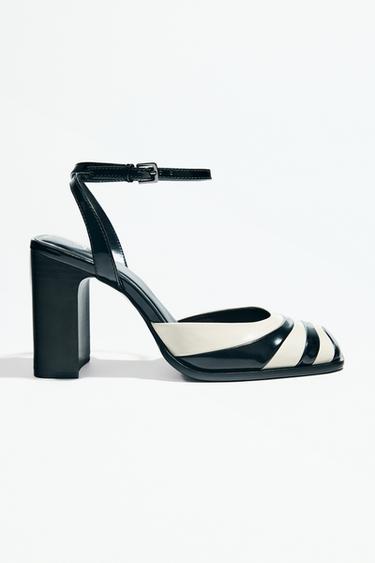 HEELED SHOES WITH STRAP - Multicoloured by Zara