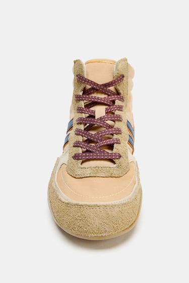 COLOURFUL HIGH-TOP TRAINERS - Multicoloured by Zara - Image 4