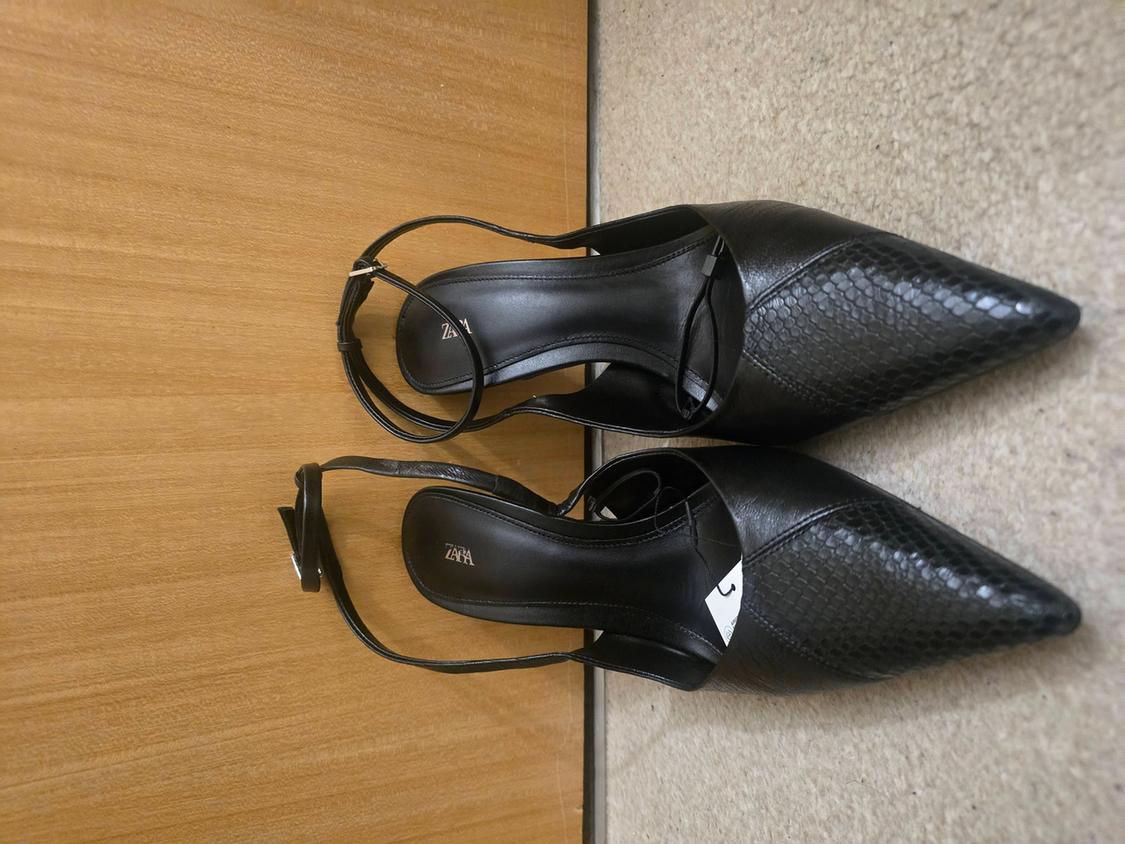 LEATHER HIGH-HEEL SHOES - Image 2