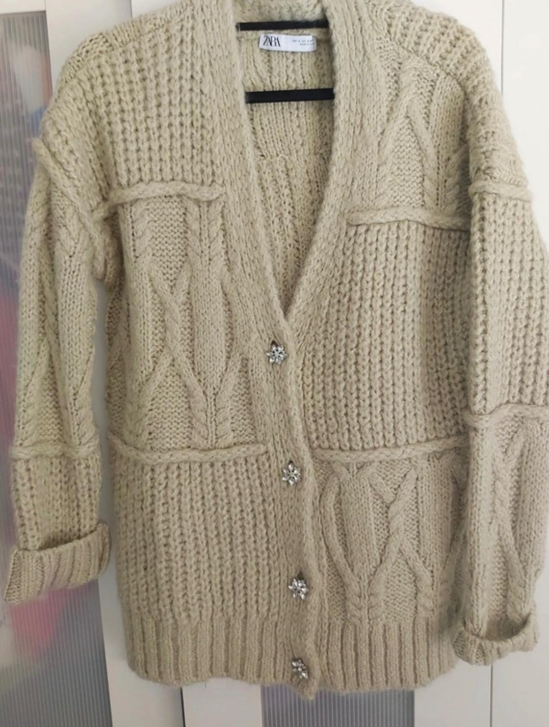 PATCHWORK KNIT CARDIGAN - Image 4