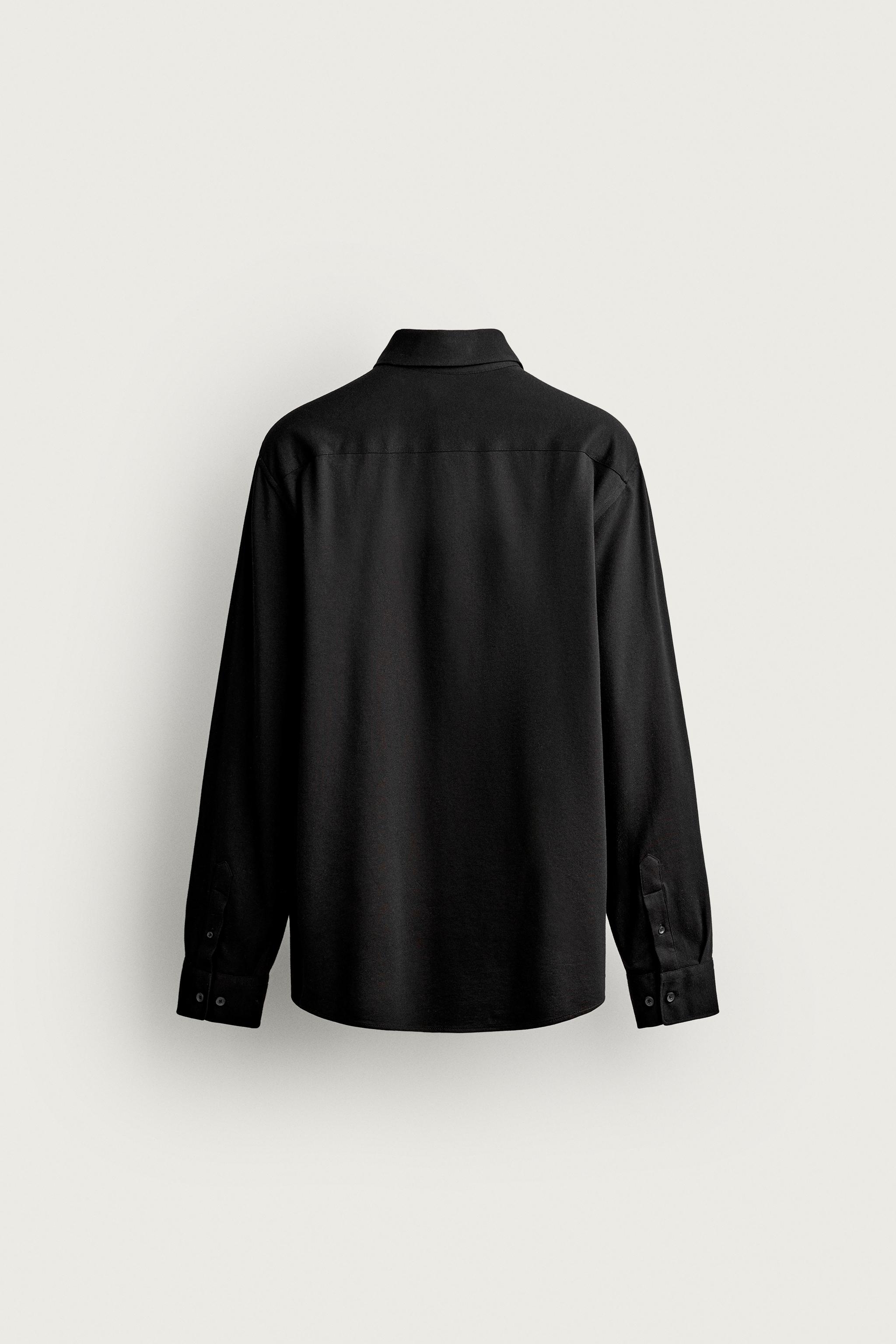 Мужские рубашки Zara REGULAR FIT SHIRT — фото 7