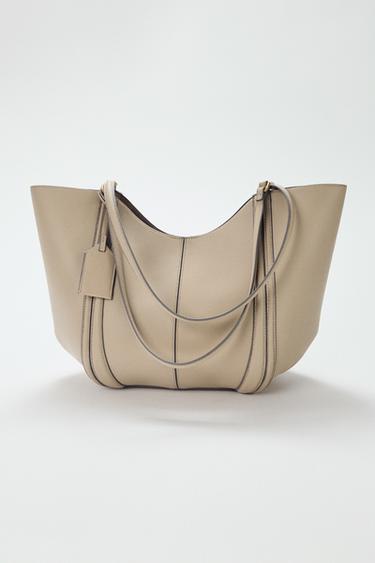 MAXI TOTE BAG - Beige by Zara