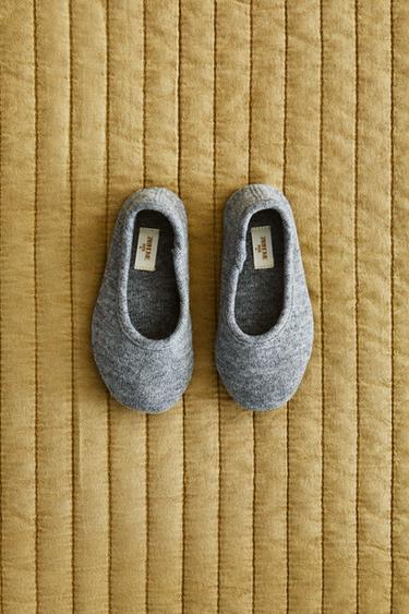 WOOL BALLET FLATS