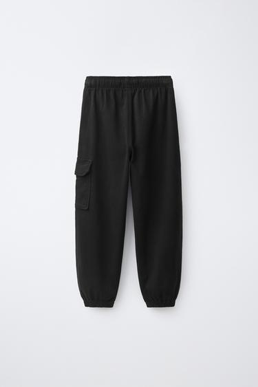CARGO JOGGER PANTS — Black 2