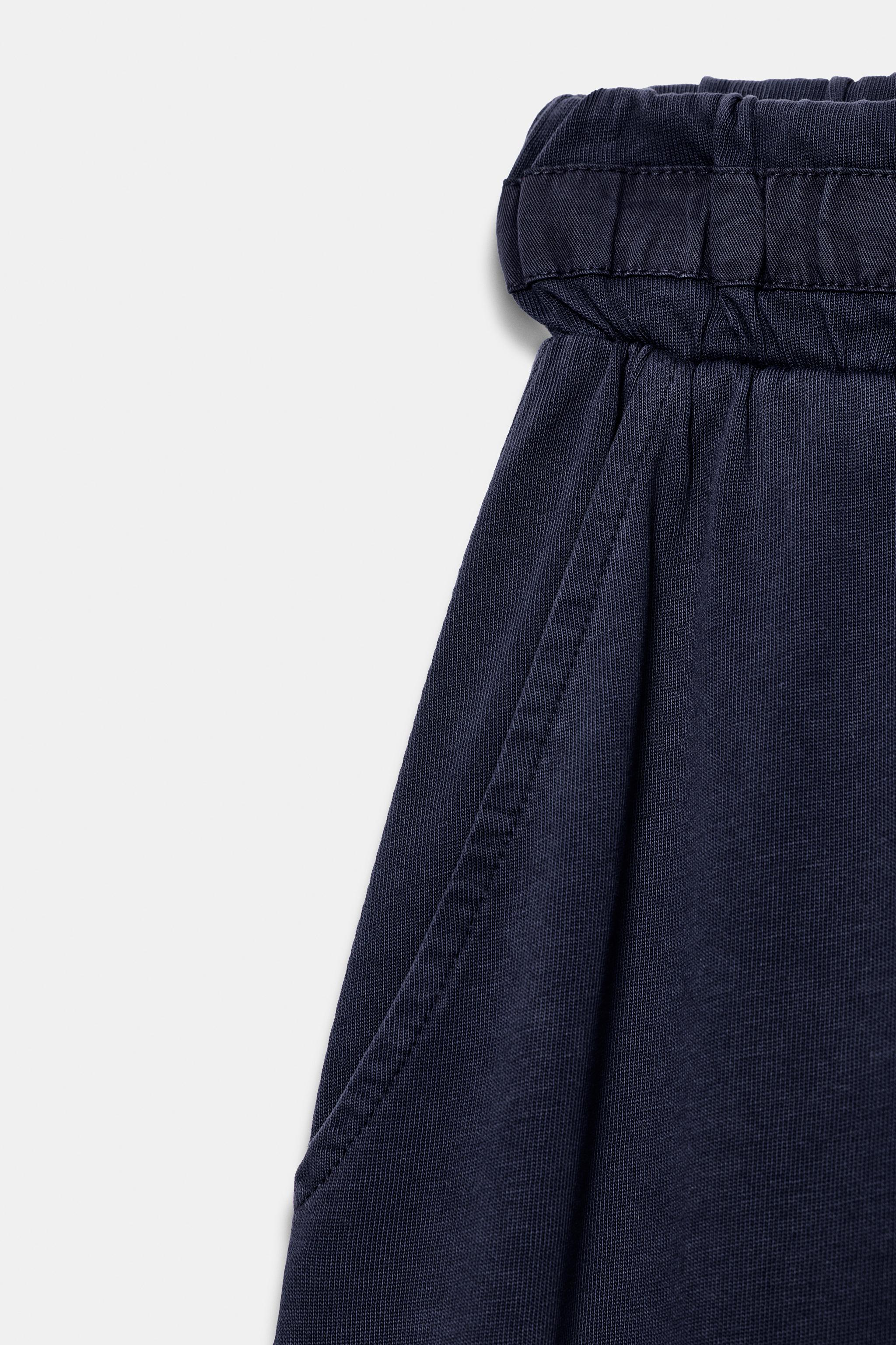 Женские брюки Zara COTTON BALLOON PANTS — фото 7