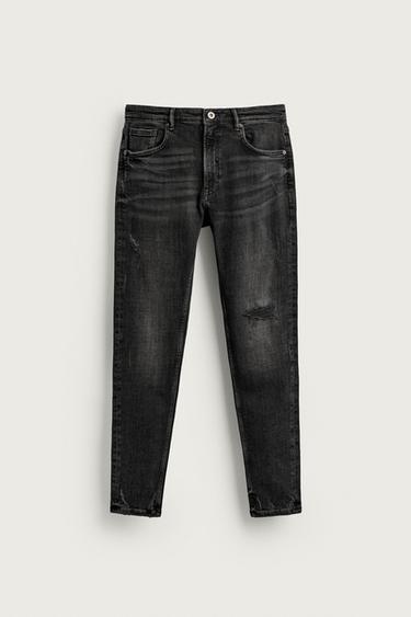 JEANS SKINNY FIT - Carbón de Zara