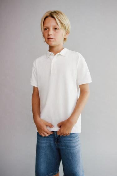 BASIC-POLOHEMD, UNI - Weiß von Zara - Bild 0