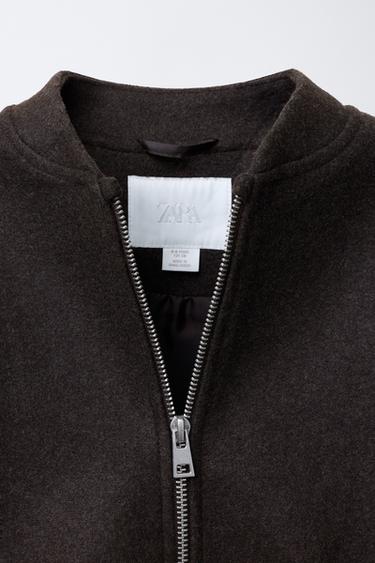 SOFT BOMBER JACKET - Brown by Zara