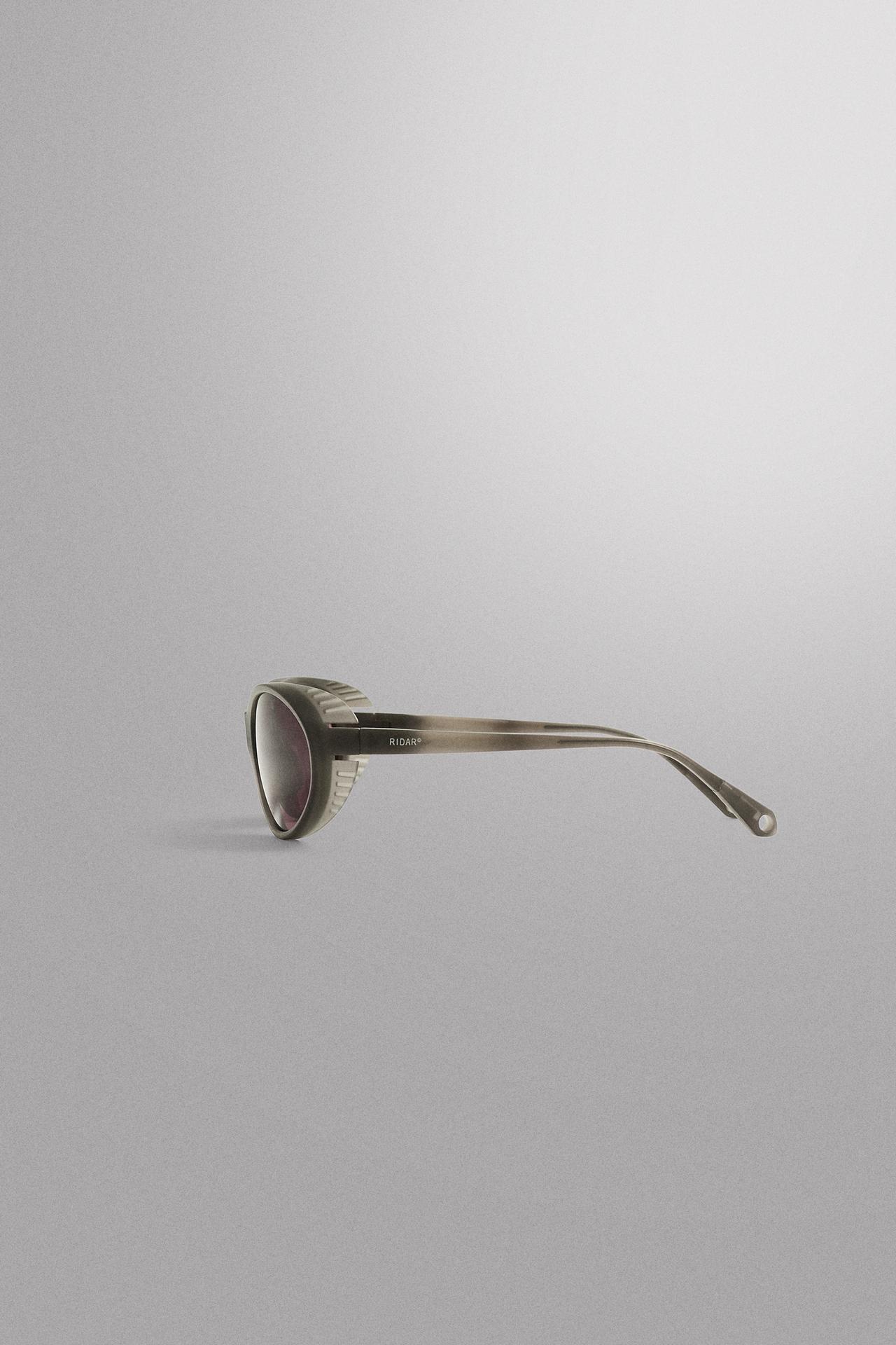 FEVER RIDAR© X ZARA SPORTS SUNGLASSES — Brown / Taupe