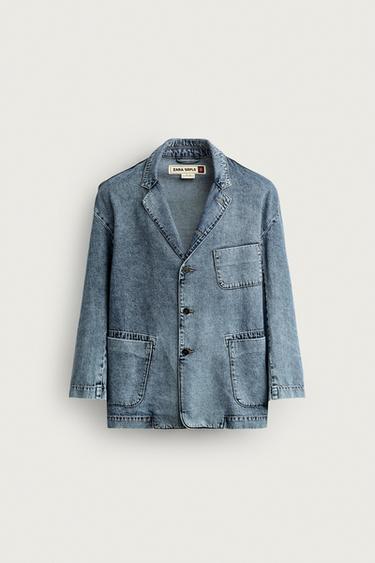 DNM BLZR - Mid-blue by Zara