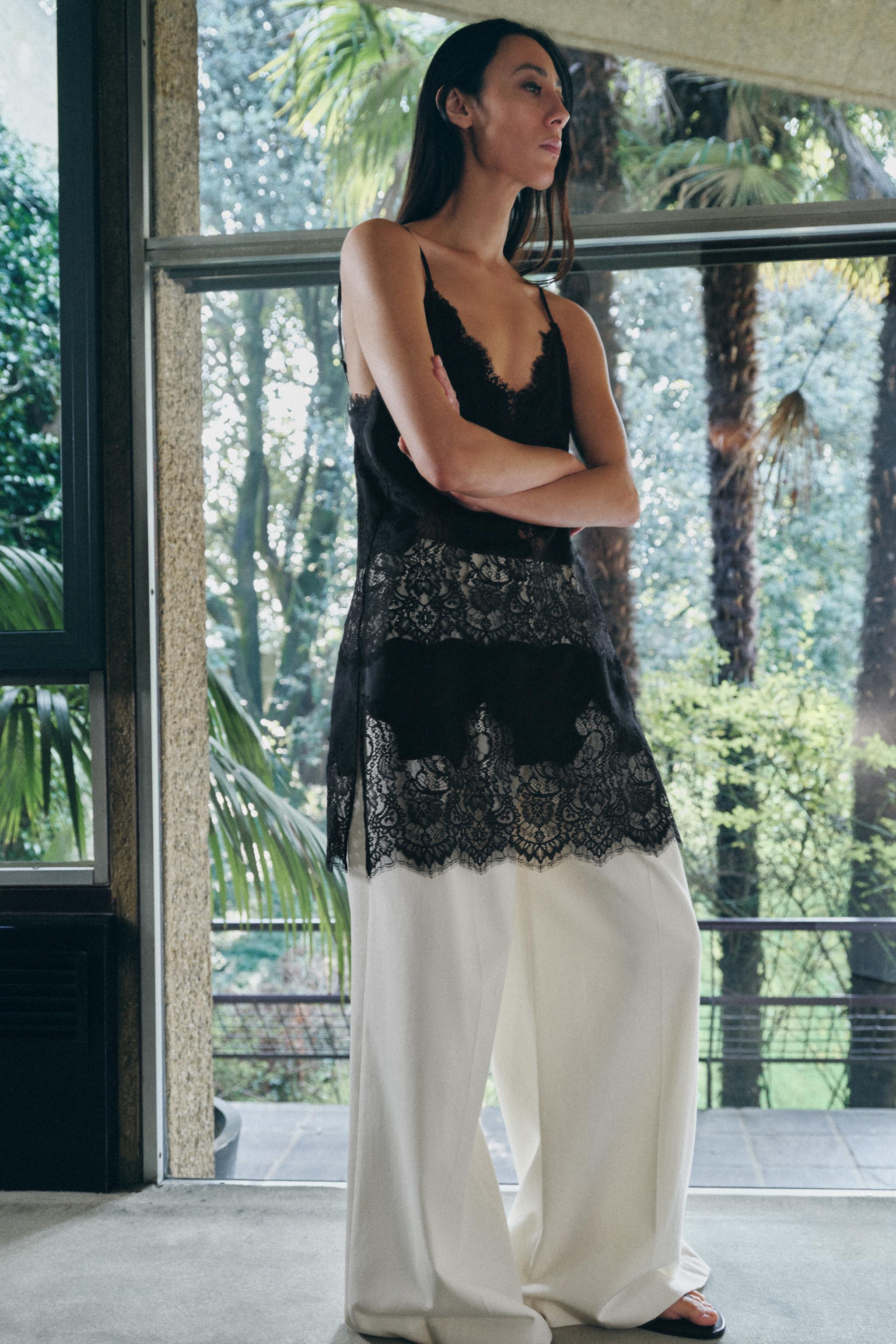 TOP LONG DENTELLE ZW COLLECTION