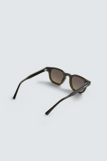 LUNETTES DE SOLEIL RECTANGULAIRES - Vert olive de Zara - Image 6