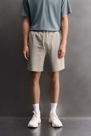 PANTALONES CORTOS TRAINING MEZCLA ALGODÓN - Piedra de Zara
