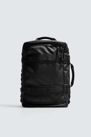 Zara TECHNICAL BACKPACK - Black