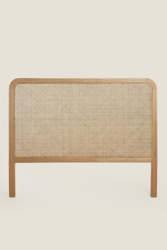 KOPFTEIL AUS ESCHENHOLZ UND RATTAN - Hellbeige von Zara - Bild 0