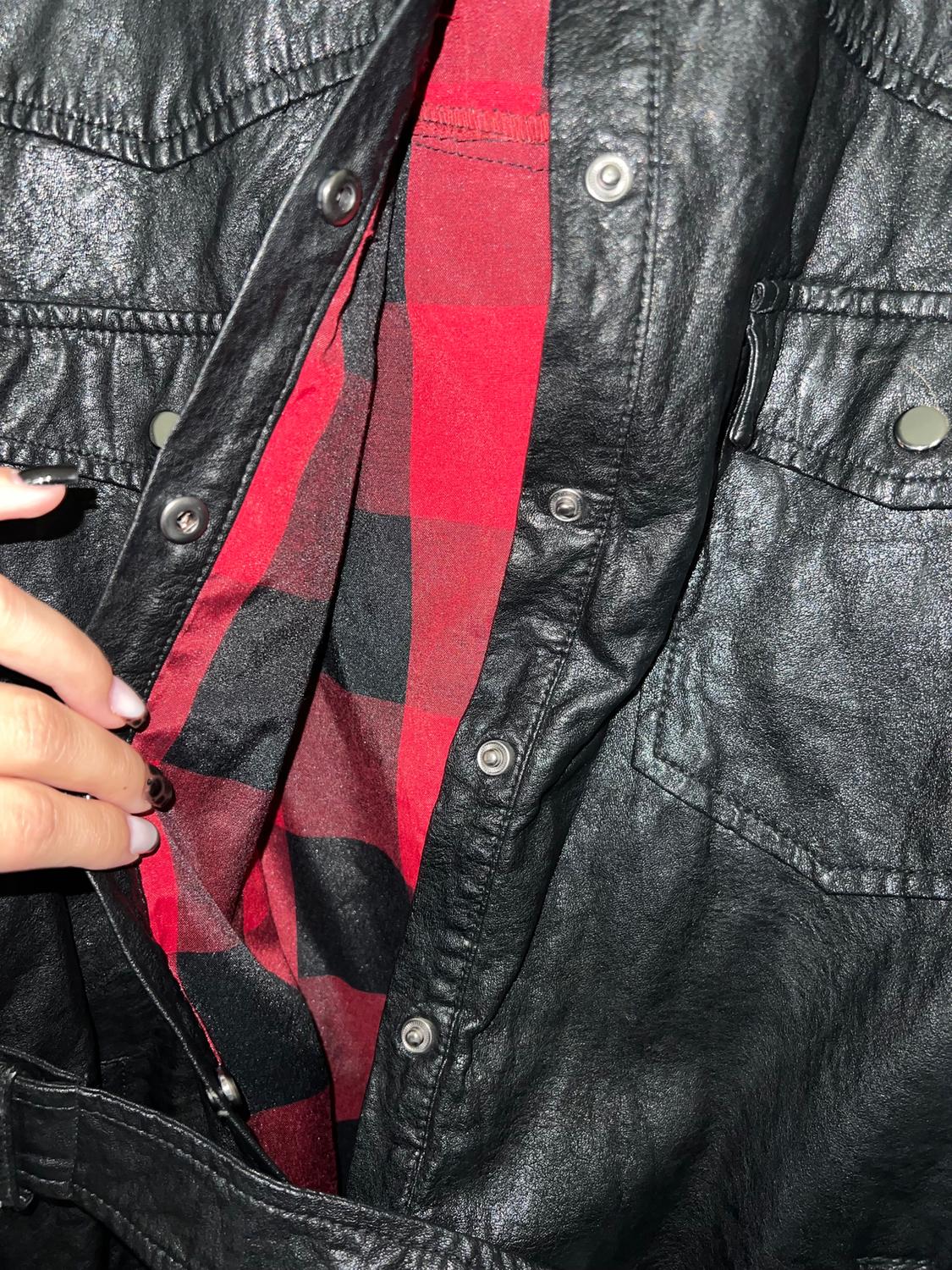 FAUX LEATHER OVERSHIRT - Image 5