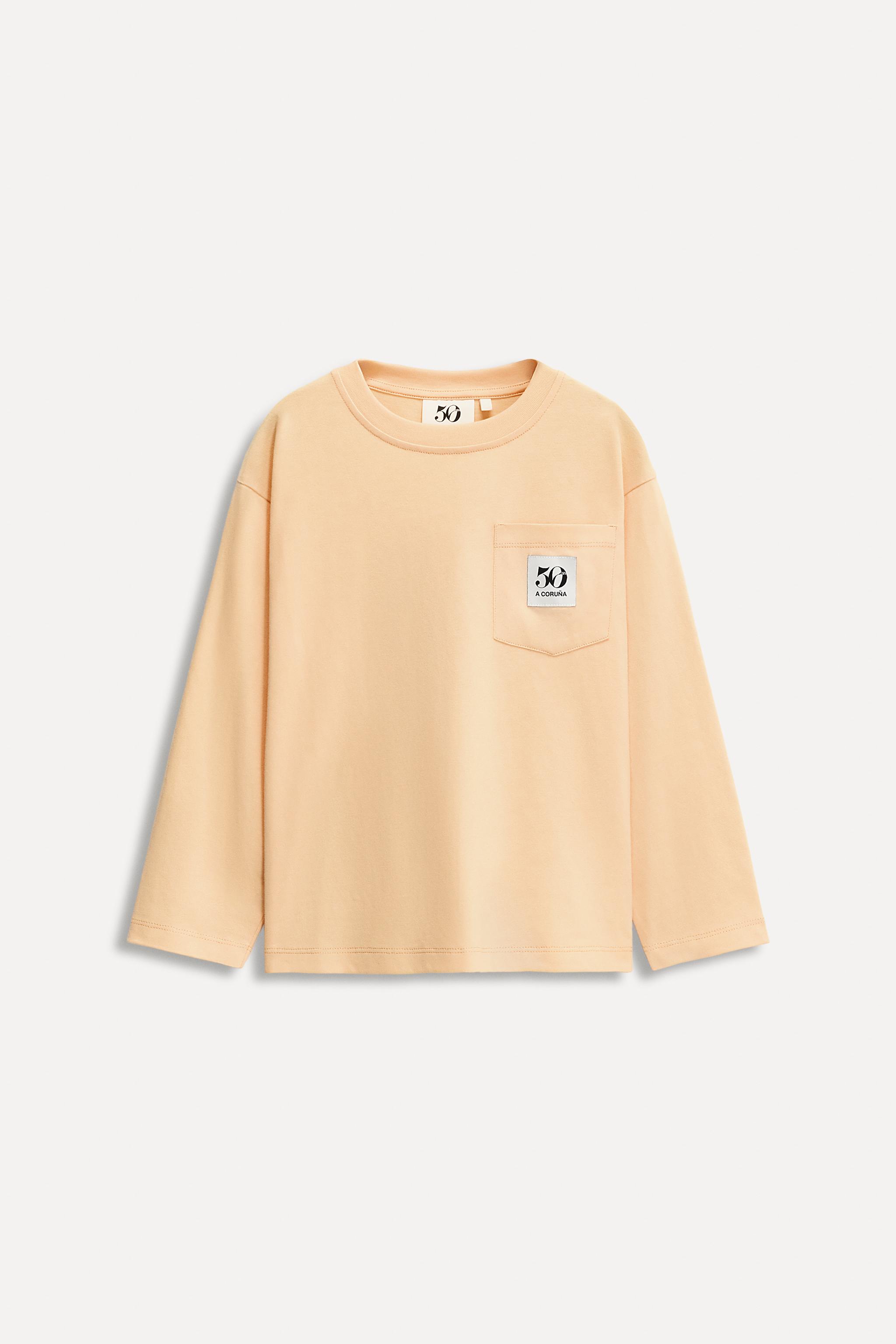 6-14 YEARS/ 50TH ANNIVERSARY LABEL POCKET T-SHIRT