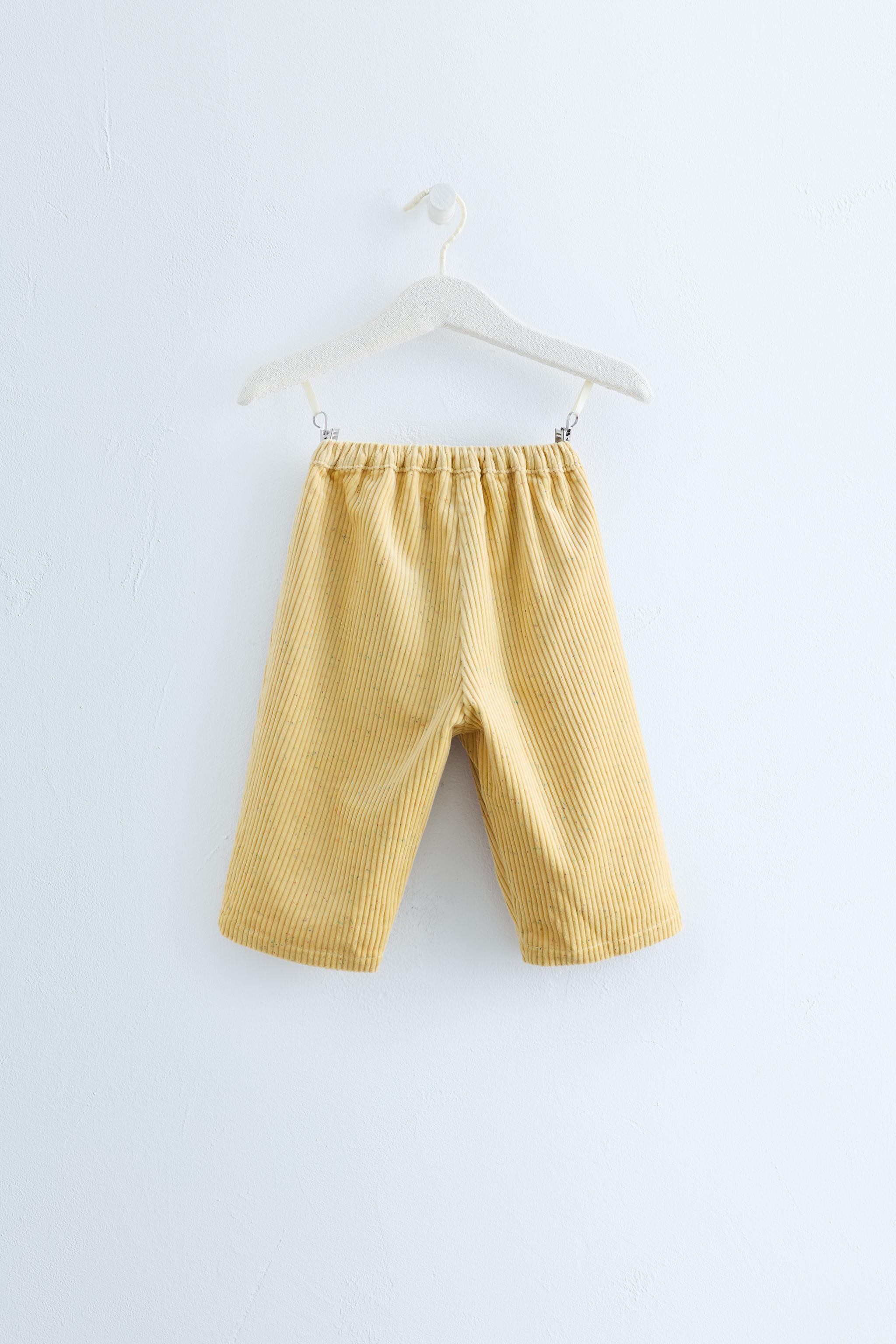 ZARA TIMELESS - PANTALON EN VELOURS CÔTELÉ BALLOON
