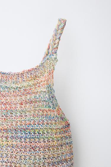 FRINGED KNIT TOP - Multicoloured by Zara - Image 2