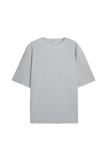 OVERSIZE PLEATED T-SHIRT