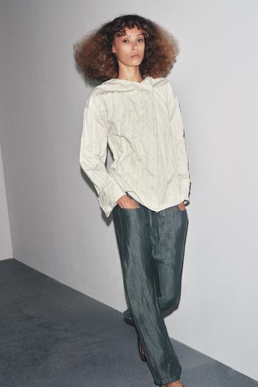 LIMITED EDITION STRIPED TOP - Beige by Zara - Image 3