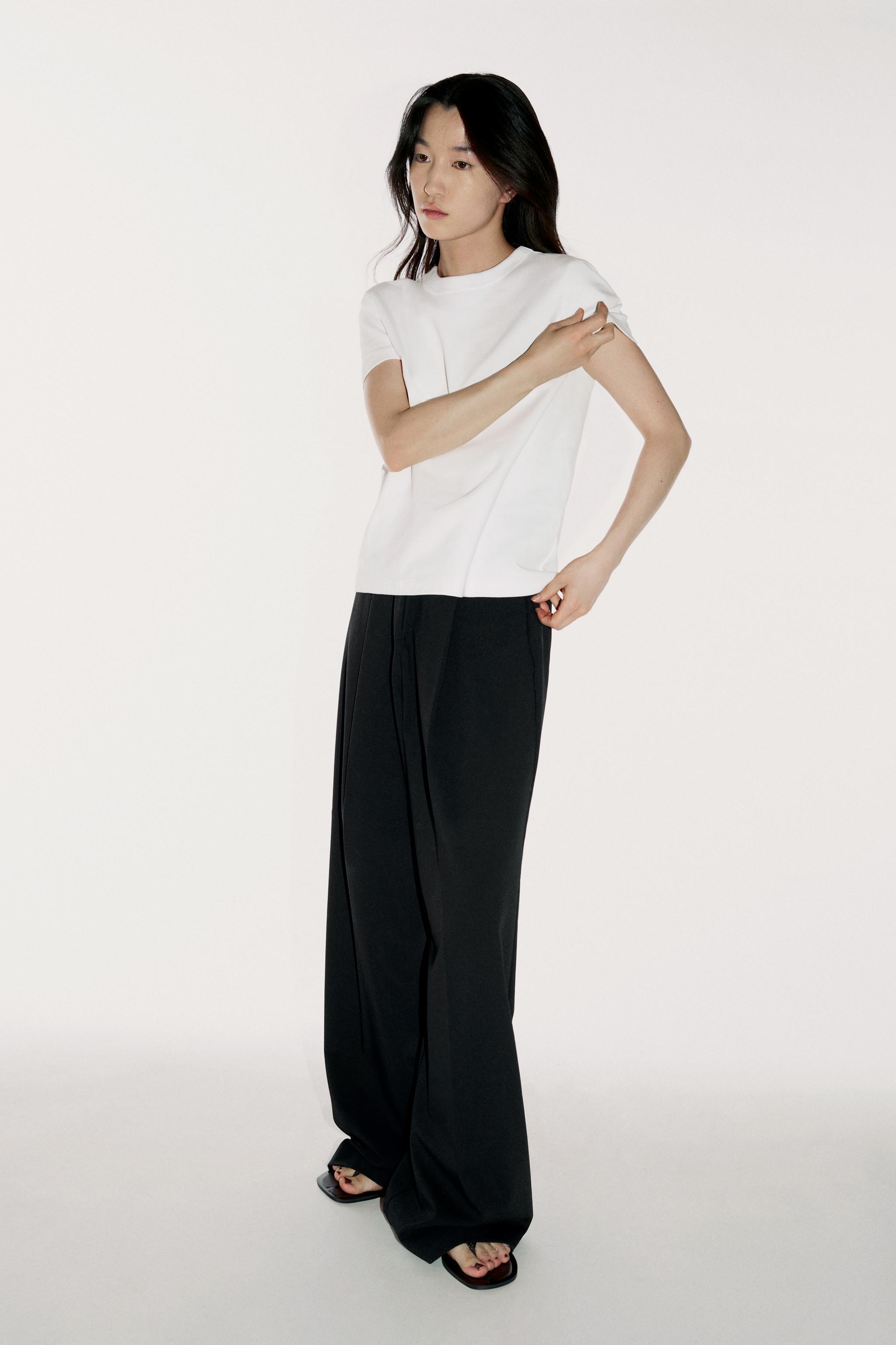 ダーツ パンツ - ブラック | ZARA Japan / 日本