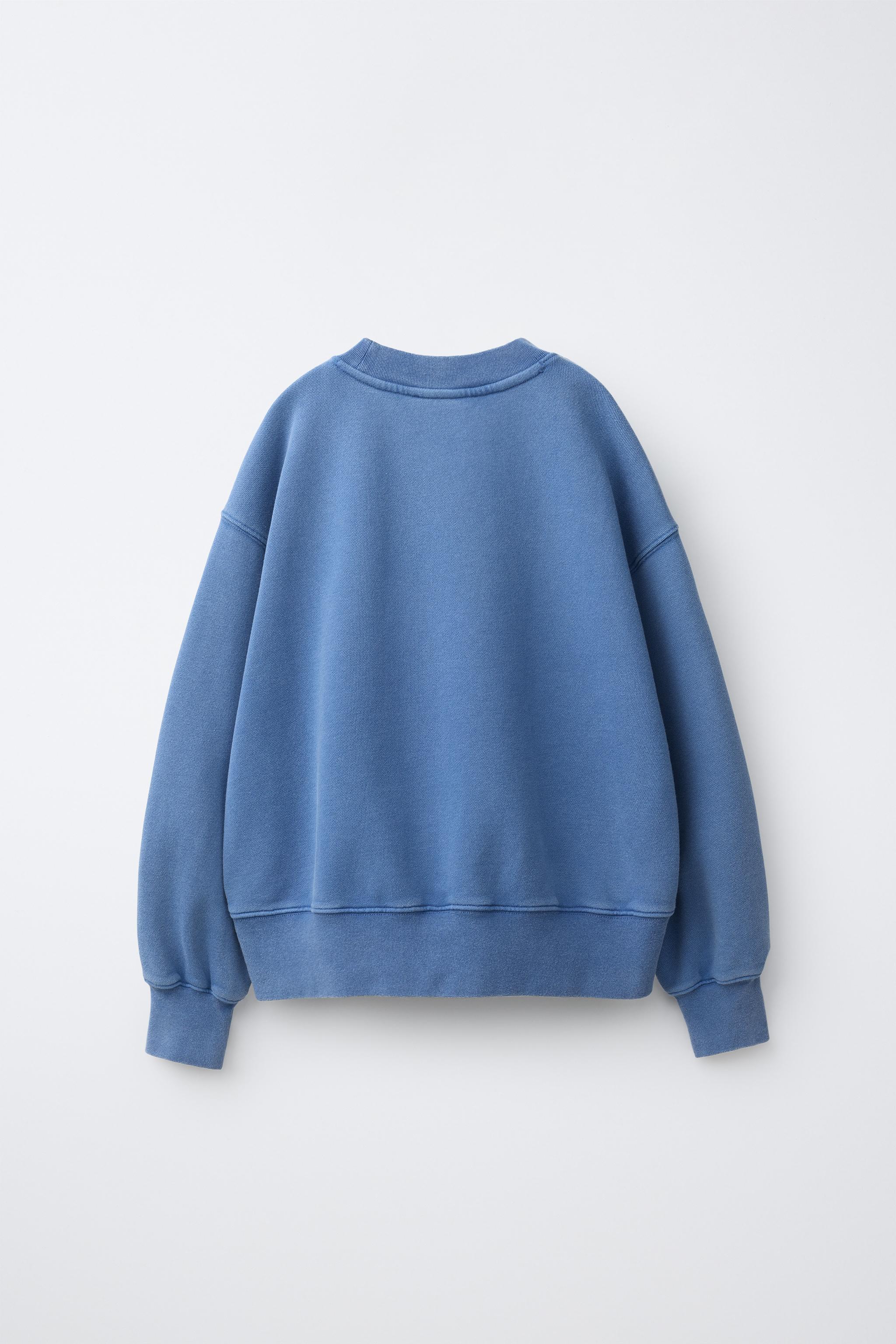 PLAIN LOGO PRINT SWEATSHIRT
