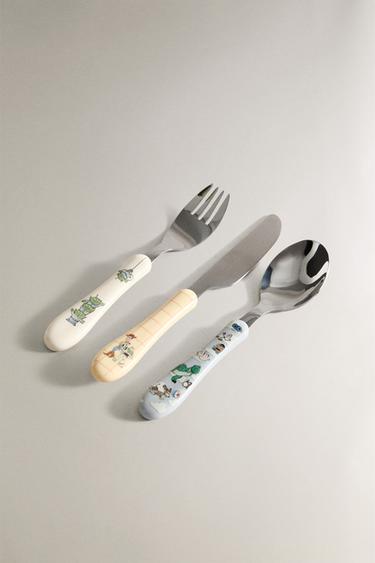 CHILDREN'S TOY STORY ©DISNEY/PIXAR CUTLERY SET (SET OF 3) - Multicoloured by Zara - Image 1
