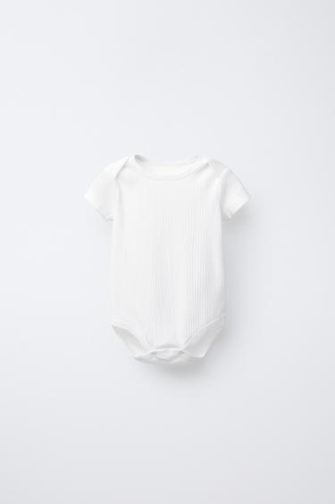 ΣΕΤ ΤΡΙΑ ΚΟΡΜΑΚΙΑ ΜΕ ΚΟΝΤΟ ΜΑΝΙΚΙ - Λευκό του Zara