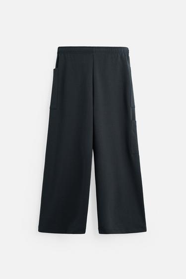 OVERSIZE FIT TECHNICAL JOGGER TROUSERS - Blue by Zara - Image 6