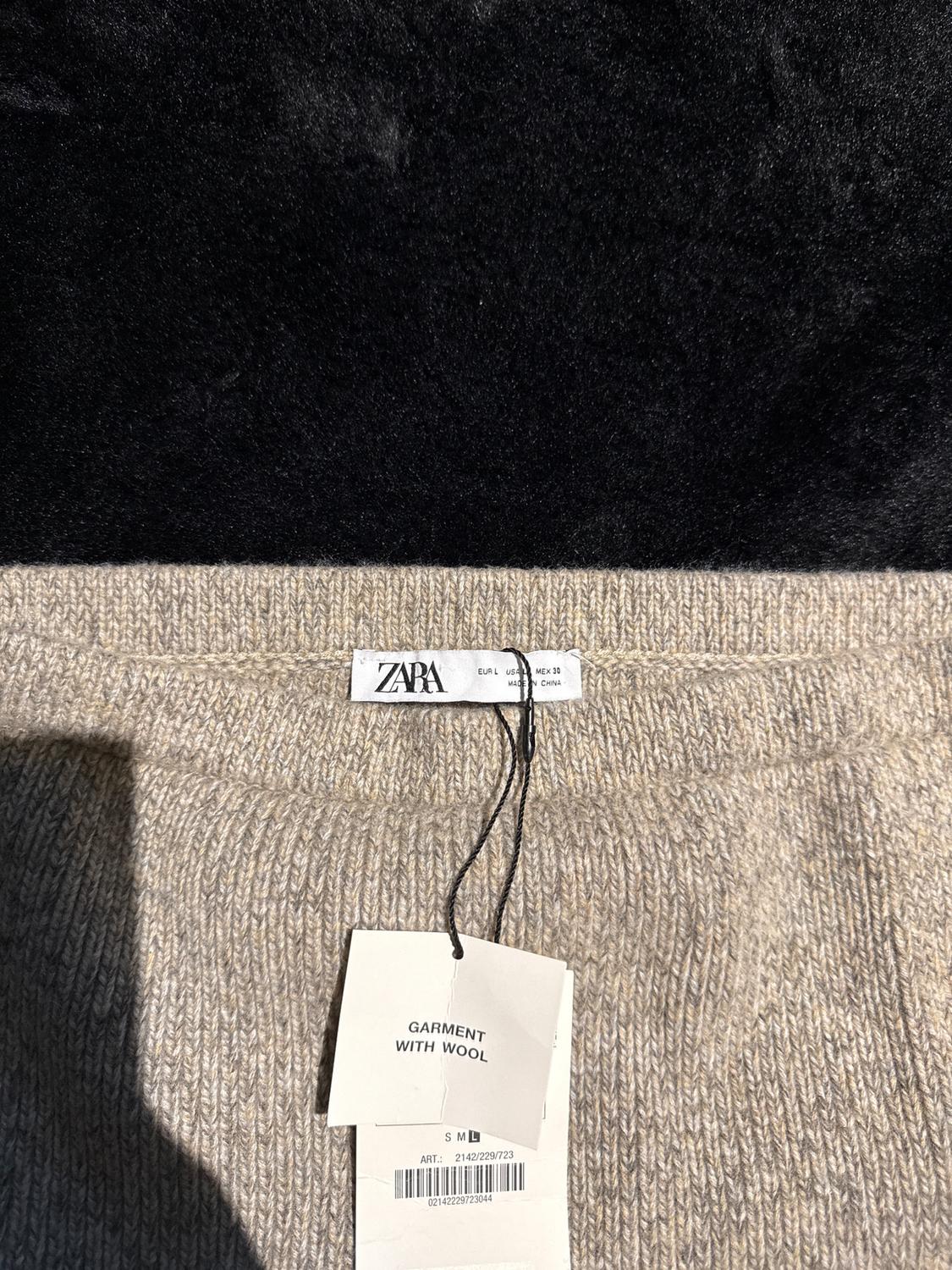 BASIC WOOL BLEND KNIT MINI SKIRT - Image 2