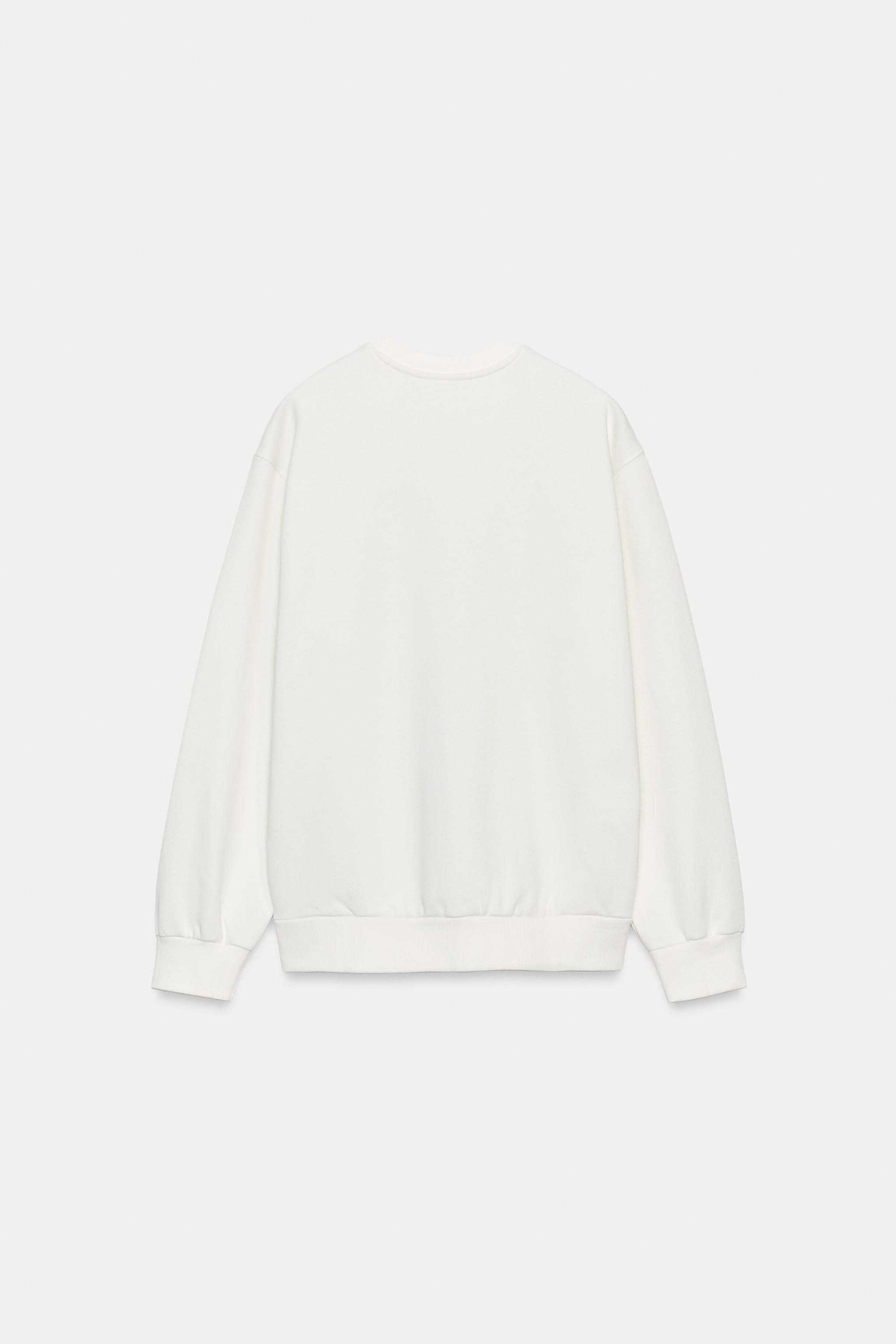 EMBROIDERED BOW SWEATSHIRT