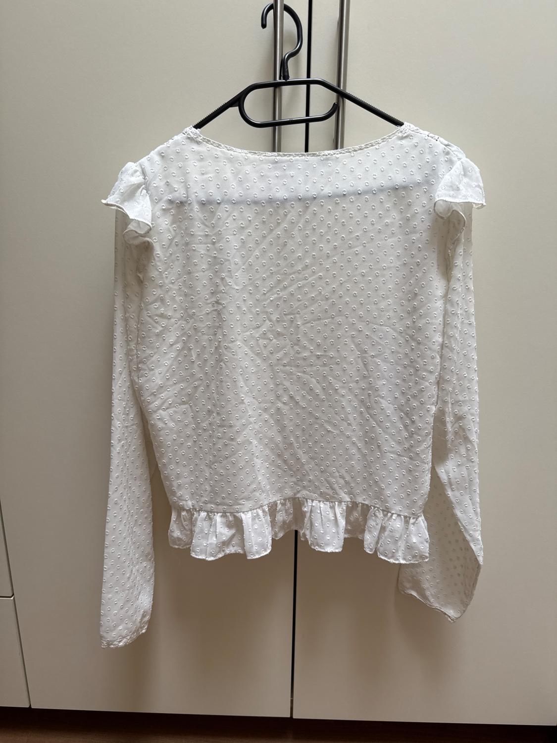 CONTRAST DOTTED MESH SHIRT - Image 2