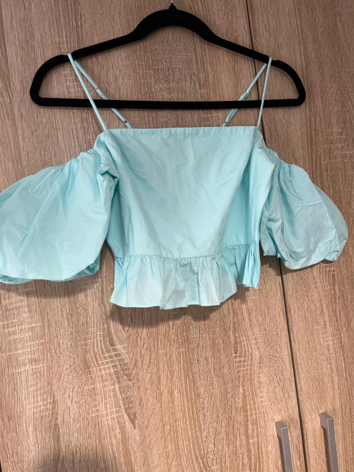 CROPPED POPLIN BODYSUIT - Image 6