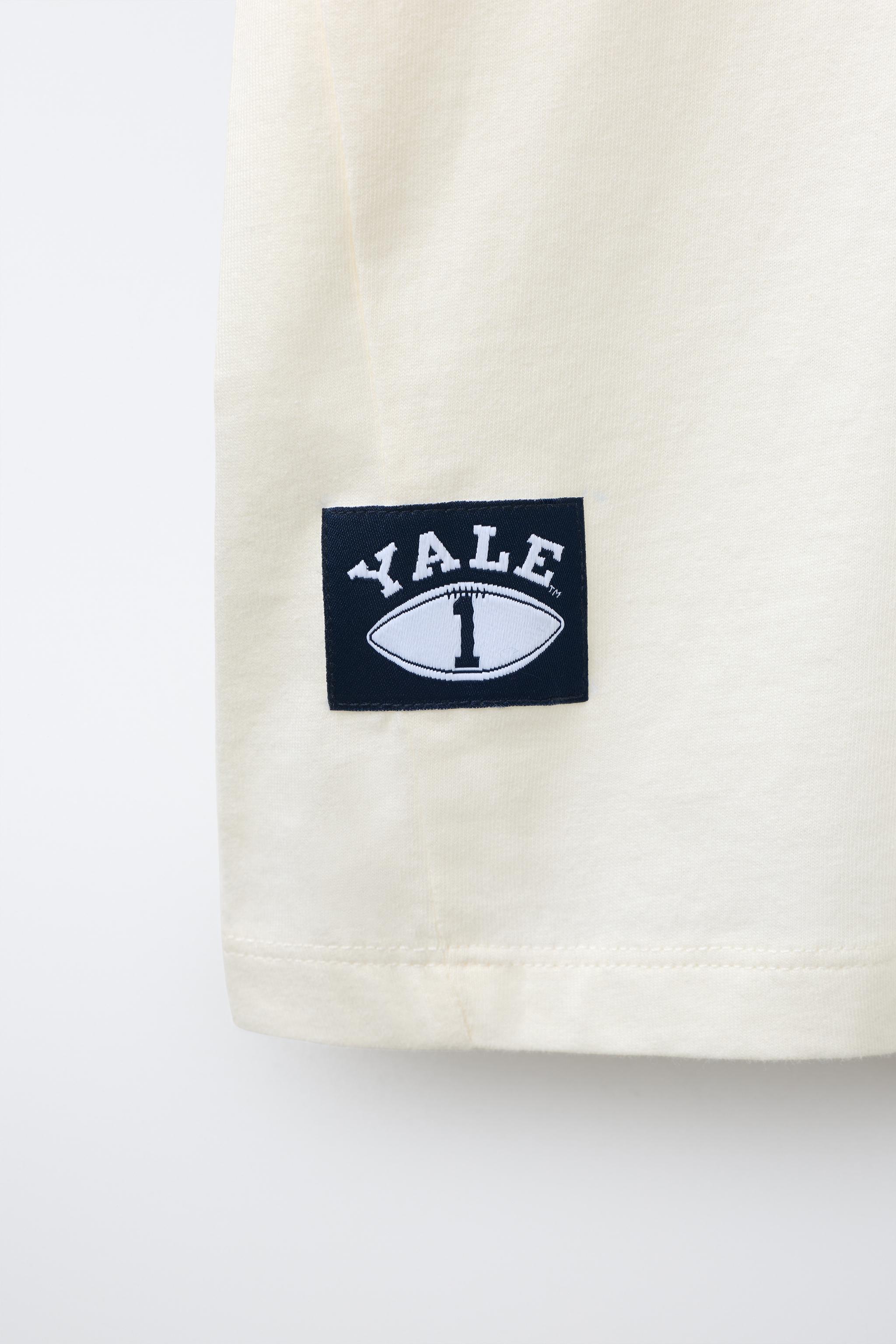 Детские футболки Zara YALE UNIVERSITY™ PRINT T-SHIRT — фото 4
