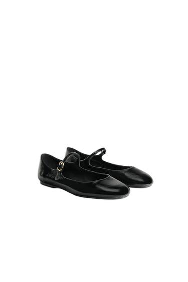 LEATHER BALLET FLATS 50TH ANNIVERSARY