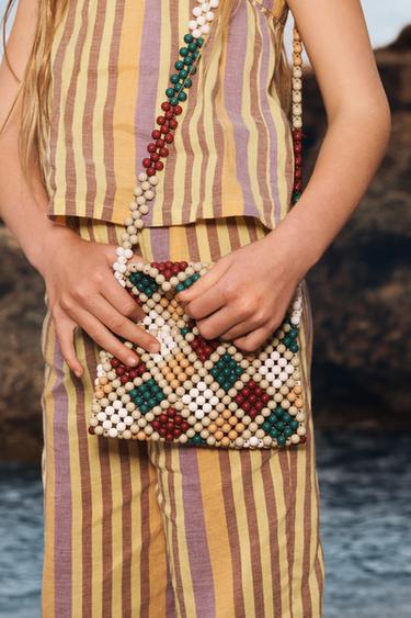 SAC BANDOULIÈRE FANTAISIE ÉDITION LIMITÉE - Blanc écru de Zara - Image 1