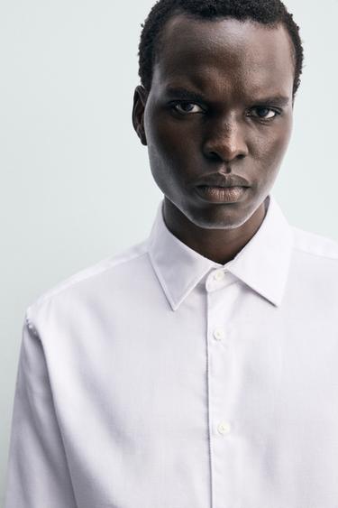 CHEMISE STRUCTURÉE EASY CARE - Blanc de Zara - Image 4