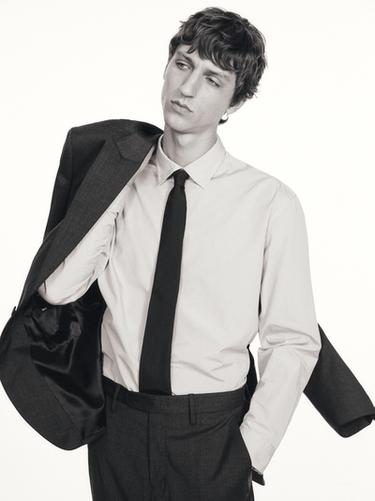 Zara 100% wool suit blazer - Navy blue