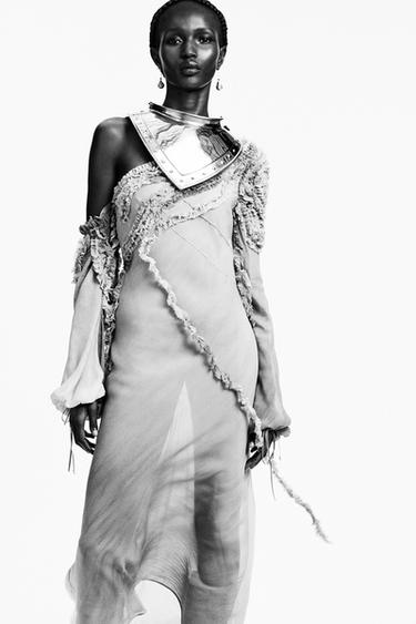 ZW COLLECTION LIMITED EDITION ASYMMETRIC DRESS - Lilac by Zara