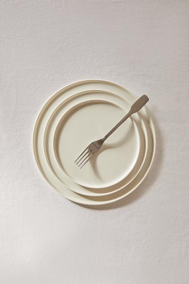 SET OF 2 - PLATE S - ecru-white by Zara - Image 4